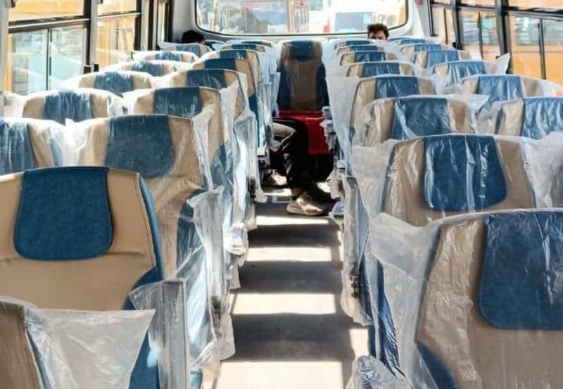 Plush Coach Seats